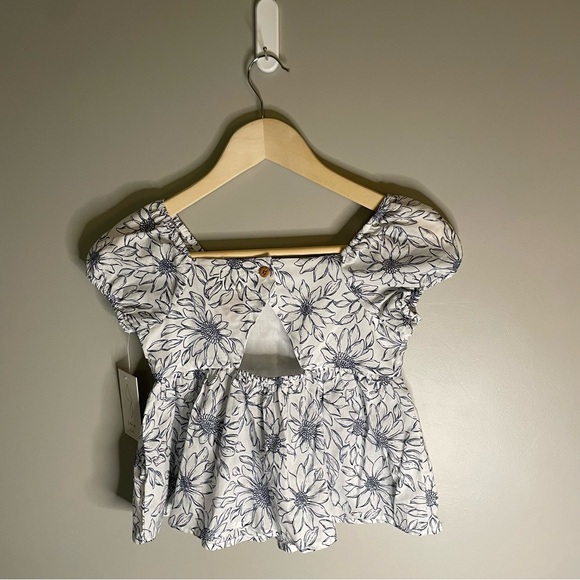 Navy/White shorts set with matching hat - Picture 2 of 14